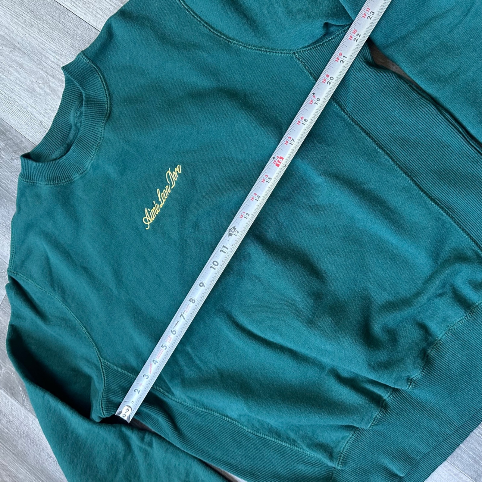 Aim Leon Dore Green Embroidered Crewneck Sweatshirt Men's M — image 7 of 7